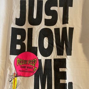 VINTAGE Moose Poop Surf Wax Tee